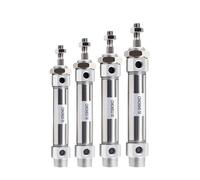 CDM2KB20mm Corsa 25/50/75/100/125/150/175/200/225/250/275/300mm Mini cilindro pneumatico a doppia azione Anello magnetico in acciaio inossidabile 1 pz(Stroke 175mm)