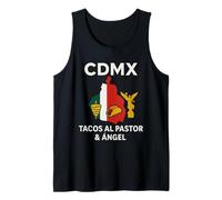 CDMX Tacos al Pastor And Angel Città del Messico Orgoglio Canotta