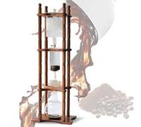 cdpdmai Cold Brew Coffee Maker, Cold Brew Drip Cold Brew Maker, Cafetière goutte à goutte de glaceCold Drip Coffees Maker with Adjustable Dripper, pour environ 25 personnes, for Home and Office