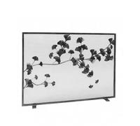 cdpdmai Parascintille per Camino, Parascintille Paravento Camino Singolo Pannello Rettangolare Protezione Camino Decorativo per Forno, Camino, Protezione per Soggiorno, Camera da Letto(Color:Nero)