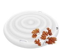 CDPTD Copertina per Vasca idromassaggio Gonfiabile, 57 '' Copertina Spa per Risparmio energetico per Vasca idromassaggio, Antipioggia e Neve, Coperchio Isolato per Spa (Round 165cm with Handle)