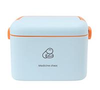 CDQL Organizzatore di Kit di Forniture per Scatola di Pronto Soccorso, Grandi Contenitori Medici, Organizer per Kit di Medicina D'emergenza Familiare con Vassoio Rimovibile per la