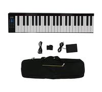 CDQL Pianoforte Pieghevole, Organo Elettronico Intelligente Pieghevole Digitale Multifunzionale Bluetooth a 88 Tasti con Borsa per il Trasporto Dell'altoparlante, Adatto per Adulti, CDQL4URC6B93WV