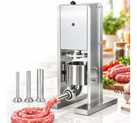 CDSMWLJ Riempitrice elettrica for Salsicce | Flusso di carne rapido e costante, risultati di livello professionale for esperti principianti(4L(8.8lbs))