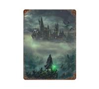 CDSOVNNG Hogwarts, Legacy Game PosterWall Decor Art Metal Tin Poster Modern Bar Decorations40x30cm