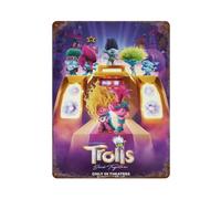 CDSOVNNG Trolls 3 Movie PosterWall Decor Art Metal Tin Poster Modern Bar Decorations40x30cm