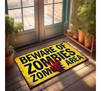 CDSS Tappetini meteo per casa cacciatore di zombie: The Ultimate Guide, zerbino di benvenuto per classe e decorazione per porta d'ingresso (50 x 80 cm)