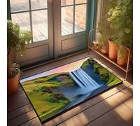 CDSS Zerbini Outdoor Nature'S Majesty: A Majestic Waterfall In The Wild zerbino zerbino ingresso esterno piccolo accessori per camera da letto (40 x 60 cm)