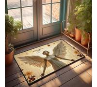 CDSS Zerbini per esterni con ali angeliche e sussurri: una visione serena, zerbino di benvenuto per interni ed esterni (40 x 60 cm)