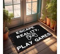 CDSS Zerbini per ingresso esterno casa divertente fuga realtà, giochi: gioco beatitudine zerbino divertente decorazione ufficio fattoria cucina tappetini (40 x 60 cm)