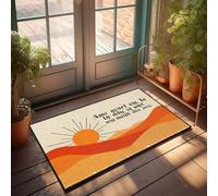 CDSS Zerbino con scritta "Fall Welcome for Front Door Embrace The Day, Embrace The Sun", divertente zerbino per porta d'ingresso, accessori per giocatori (40 x 60 cm)