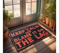 CDSS Zerbino con scritta "Fall Welcome for Front Door Embrace Your Unique Self Doormat, divertente zerbino per porta d'ingresso, accessori per giocatori (50 x 80 cm)