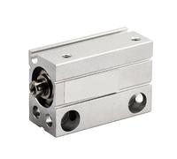 CDUJB12 CUJB16 20 Cilindro pneumatico piccolo Cilindro pneumatico quadrato in alluminio a installazione libera 10DX20D(Transparent,Stroke 15mm)
