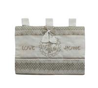 CDV Casa di Venere Copriforno, Copriforno Cucina 38x48 cm, Copriforno Moderno con Tasche Pratiche, Copri Forno (Beige Rosa)