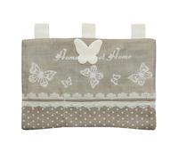 CDV Casa di Venere Copriforno, Copriforno Cucina 38x48 cm, Copriforno Moderno con Tasche Pratiche, Copri Forno (Beige 6 Farfalle)