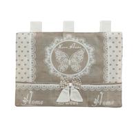 CDV Casa di Venere Copriforno, Copriforno Cucina 38x48 cm, Copriforno Moderno con Tasche Pratiche, Copri Forno (Beige Farfalla)