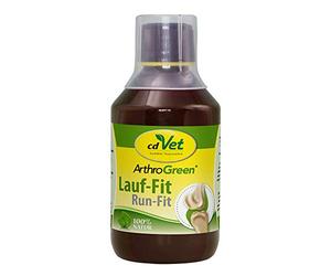 cdVet Natural Products ArthroGreen Run-Fit Horse 250 ml - Support for Stressed Joints + of The Entire musculoskeletal System - Under Heavy Stress - Vitamins - Quality of Life - strengthening -