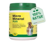 cdVet Naturprodukte MicroMineral plus Hund & Katze 500 g - zinco extra e selenio - donatore di vitamine, minerali e oligoelementi - legante acido dello stomaco - legante inquinante - regolazione gastrointestinale -
