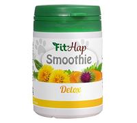cdVet Naturprodukte Smoothie Detox 20 g - Cane - Alimentazione complementare - vitamine Importanti + minerali + oligoelementi - Naturale - Frutta + Verdura - Senza additivi Artificiali + Zucchero -