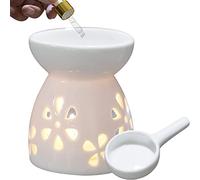 CDWK Portacandele Diffusore Profumato,Bruciatori A Olio,Cera Tealight Scaldacera Bruciatore Diffusore di Aroma Aromaterapia | Candela for Stufa for aromaterapia con Candela all'olio Essenziale(C)