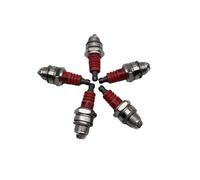 CDwSNF Candela di accensione L7T a 2 Tempi con elettrodo for Motore a Benzina for Motosega e decespugliatore 017 018 021 023 024 025 026 MS 170 180 190 200(5PCS-Red)