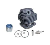 CDwSNF Kit Cilindro T200 da 39 MM for DECESPUGLIATORE A 2 Tempi T-200 Gruppo Cilindro con Anelli PISTONE E Clip Perno Parti del DECESPUGLIATORE