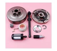 CDwSNF Tamburo della Ruota dentata della Frizione con Passo da 3/8 e 6 Denti, Adatto for S-ihl MS180 MS170 018 017 MS 180 170, Filtro dell'olio for Motosega, Pompa a Vite Senza fine.