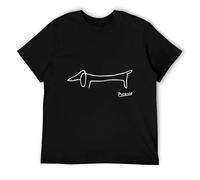 CDWTA Dog by Pablo Picasso Printed Signature - Lump The Dog Rascal Art Black XXL