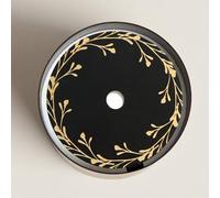 CDXHOME Coperture antipolvere per candele, 100 pezzi, in carta kraft nera con motivo floreale, per candele o decorazioni per candele profumate, accessori di protezione per topper per candele (8,5 cm