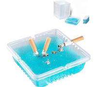 cdxhome Posacenere senza fumo purificatore di fumo per sigarette interno/esterno, portatili antivento, facili da usare, posacenere per sigarette con sabbia blu