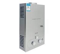 CDZHLTG Scaldabagno a Gas 18L 36kW Butano Propano, Portatile Istantaneo Senza Serbatoio Scaldabagno GPL, Doccia allaperto Bagno, Adatto Casa Campeggio Esterno RV, con Doccia Kit