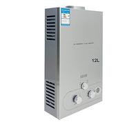 CDZHLTG Scaldabagno a Gas GPL 12L 24kW, Portatile Istantaneo Senza Serbatoio Scaldabagno Butano Propano, Doccia allaperto Bagno, Adatto Casa Campeggio Esterno RV, con Doccia Kit