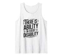 c'è abilità in Ogni disabilità Inspirational Canotta