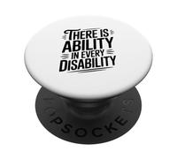C'è abilità in ogni disabilità Inspirational PopSockets PopGrip Adesivo