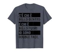 c'è Chi è Bello Scritte Frasi Divertenti Simpatiche Uomo Maglietta, Uomo, Pervinca, L
