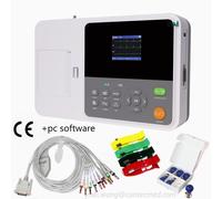 CE Digital 3 Channel ECG Electrocardiograph PC Software Thermal Printer E3M EKG