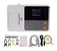 CE E3M ECG Machine Digital 3 Channel 12 Lead Electrocardiograph PC Software