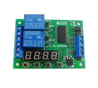 CE-IO22A02 DC 12V 2CH Multi-funzione Ritardo Relè Timer Timer Interruttore