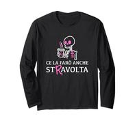 Ce La Farò Anche Stravolta Donna Divertente Caffè Mamma Maglia a Manica