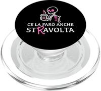 Ce La Farò Anche Stravolta Donna Divertente Caffè Mamma PopSockets PopGrip per MagSafe