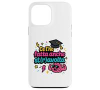 Ce L'ho Fattta Regalo Simpatico Laurea Regalo Laureato Custodia per iPhone 13 Pro Max