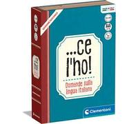 Clementoni - Ce l'ho, Gioco da Tavolo Tascabile, 100 Carte con Domande sulla Lingua Italiana, Bambini 10+ Anni e Adulti, Formato da Viaggio, 2-6 Giocatori, Made in Italy, Lingua Italiana, 16773