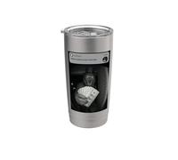 C'è movimento alla tua porta d'ingresso Alpha Wolf Bicchiere termico in acciaio inox doppia parete
