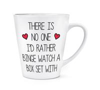 C'È No One I'D Rather Binge Orologio A Cofanetto 341ml Latte Tazza Valentines