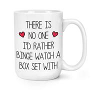 C'È No One I'D Rather Binge Orologio A Cofanetto 426ml Grande Tazza Valentines
