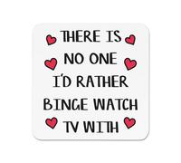 C'È No One I'D Rather Binge Orologio TV Con Frigo Magnete Valentines Moglie