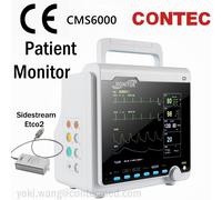CE Patient Monitor 8"ICU Vital Signs ECG NIBP SPO2 PR RESP TEMP SidestreamETCO2