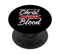 C'è potere nel sangue T-shirt Gesù Camicie PopSockets PopGrip Adesivo