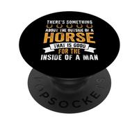 C'è qualcosa all'esterno di un cavallo che è buono PopSockets PopGrip Adesivo