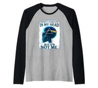 C'è qualcuno nella mia testa ma non io che dice scheletro Maglia con Maniche Raglan